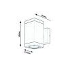 Rábalux , 7888 , Buffalo , Outdoor wall lights , anthracite , IP54 , GU10