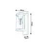 Rábalux , 7891 , Silistra , Outdoor wall lights , anthracite , IP44 , E27