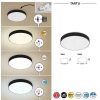 Rábalux , 7898 , Tartu , Outdoor ceiling lights , matte black , IP44 , 2800-6000