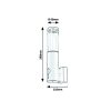 Rábalux , 7915 , Katowice , Outdoor wall lights , anthracite , IP44 , GU10