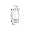 Rábalux , 7956 , Sintra , Outdoor wall lights , matte black , IP44 , GU10