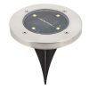 Rábalux , 7975 , Dannet , Solar lights , satin chrome , IP44 , 3000
