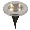 Rábalux , 7975 , Dannet , Solar lights , satin chrome , IP44 , 3000