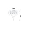 Rábalux , 7975 , Dannet , Solar lights , satin chrome , IP44 , 3000
