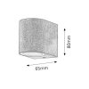 Rábalux , 8018 , Chile , Outdoor wall lights , antique brown , IP44 , GU10