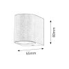 Rábalux , 8020 , Chile , Outdoor wall lights , brushed aluminium , IP44 , GU10