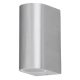 Rábalux , 8034 , Chile , Outdoor wall lights , brushed aluminium , IP44 , GU10