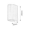 Rábalux , 8034 , Chile , Outdoor wall lights , brushed aluminium , IP44 , GU10