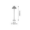 Rábalux , 8088 , Mirella , Floor lamps , bronze , IP20 , E27