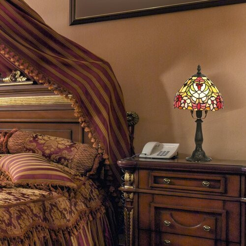 Rábalux , 8089 , Mirella , Bedside lamps , bronze , IP20 , E14