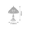 Rábalux , 8090 , Mirella , Bedside lamps , bronze , IP20 , E27