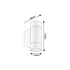 Rábalux , 8119 , Phoenix , Outdoor wall lights , anthracite , IP54 , GU10