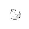 Rábalux , 8134 , Varna , Outdoor wall lights , black , IP54 , 4000