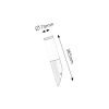 Rábalux , 8145 , Black torch , Outdoor wall lights , matte black , IP44 , E27
