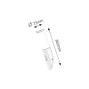 Rábalux , 8146 , Black torch , Outdoor wall lights , matte black , IP44 , E27
