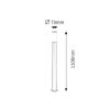 Rábalux , 8148 , Black torch , Outdoor floor lamps , matte black , IP44 , E27