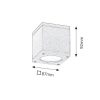 Rábalux , 8149 , Akron , Outdoor ceiling lights , anthracite , IP54 , GU10