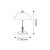 Rábalux , 8172 , Regina , Bedside lamps , bronze , IP20 , E14