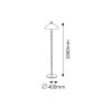 Rábalux , 8178 , Regina , Floor lamps , bronze , IP20 , E27