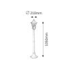 Rábalux , 8209 , Velence , Outdoor floor lamps , white , IP43 , E27