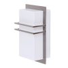 Rábalux , 8229 , Seattle , Outdoor wall lights , satin chrome , IP44 , E27