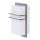 Rábalux , 8229 , Seattle , Outdoor wall lights , satin chrome , IP44 , E27