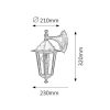 Rábalux , 8232 , Velence , Outdoor wall lights , antique gold , IP43 , E27