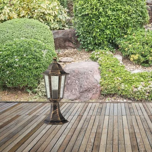 Rábalux , 8236 , Velence , Outdoor floor lamps , antique gold , IP43 , E27