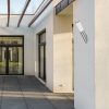 Rábalux , 8261 , Inox torch , Outdoor wall lights , satin chrome , IP44 , E27