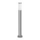 Rábalux , 8264 , Inox torch , Outdoor floor lamps , satin chrome , IP44 , E27