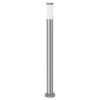 Rábalux , 8265 , Inox torch , Outdoor floor lamps , satin chrome , IP44 , E27