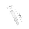 Rábalux , 8266 , Inox torch , Outdoor wall lights , satin chrome , IP44 , E27