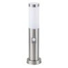 Rábalux , 8267 , Inox torch , Outdoor floor lamps , satin chrome , IP44 , E27