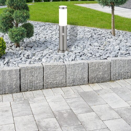 Rábalux , 8267 , Inox torch , Outdoor floor lamps , satin chrome , IP44 , E27