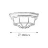 Rábalux , 8346 , Milano , Outdoor ceiling lights , black , IP43 , E27