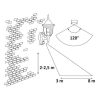 Rábalux , 8370 , Milano , Outdoor wall lights , antique gold , IP43 , E27