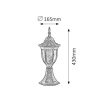 Rábalux , 8373 , Milano , Outdoor floor lamps , antique gold , IP43 , E27