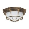 Rábalux , 8376 , Milano , Outdoor ceiling lights , antique gold , IP43 , E27