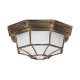 Rábalux , 8376 , Milano , Outdoor ceiling lights , antique gold , IP43 , E27