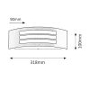 Rábalux , 8409 , Roma , Outdoor wall lights , matte black , IP44 , E27