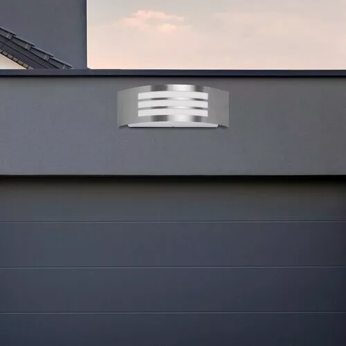 Rábalux , 8410 , Roma , Outdoor wall lights , satin chrome , IP44 , E27
