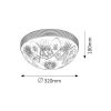 Rábalux , 8638 , Annabella , Ceiling lights , bronze , IP20 , E27