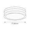 Rábalux , 8684 , Stuttgart , Outdoor ceiling lights , anthracite , IP44 , E27