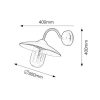 Rábalux , 8686 , Vigo , Outdoor wall lights , matte black , IP44 , E27