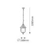Rábalux , 8699 , New York , Outdoor pendants , antique gold , IP44 , E27