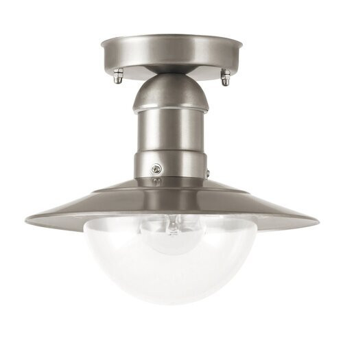 Rábalux , 8763 , Oslo , Outdoor ceiling lights , satin chrome , IP44 , E27