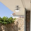 Rábalux , 8763 , Oslo , Outdoor ceiling lights , satin chrome , IP44 , E27