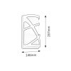 Rábalux , 8766 , Durango , Outdoor wall lights , brown , IP54 , E27