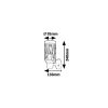 Rábalux , 8888 , Budapest , Outdoor wall lights , brown , IP44 , E27