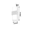 Rábalux , 8940 , Rodez , Outdoor wall lights , anthracite , IP44 , 4000